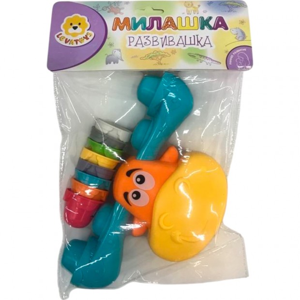 Развивающая игрушка Levatoys MK8424A Балансир Лосенок в пакете Развивающая игрушка Levatoys MK8424A Балансир Лосенок в пакете