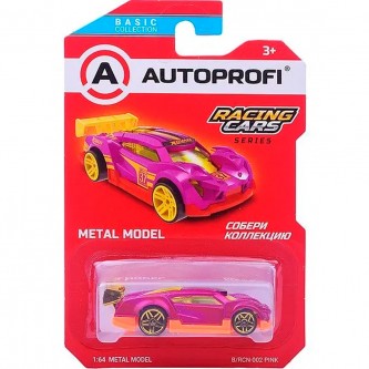 Модель 1:64 Серия RACING CARS розовый B/RCN-002 Модель 1:64 Серия RACING CARS розовый B/RCN-002