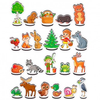 Деревянный Игровой набор В лесу 8788 Деревянный Игровой набор В лесу 8788