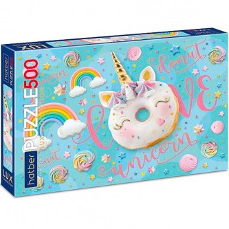 Пазл 500 эл. 3D фольга -Sweet unicorn 500ПЗ2лоф_27265 Пазл 500 эл. 3D фольга -Sweet unicorn 500ПЗ2лоф_27265