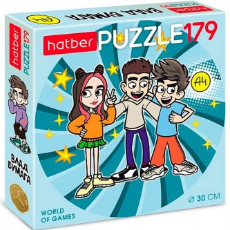 Пазл 179 эл. круглые Влад А4 179ПЗк4_30802 Hatber. Пазл 179 эл. круглые Влад А4 179ПЗк4_30802 Hatber.