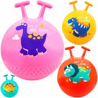 Мяч Прыгун 45 см с рожками