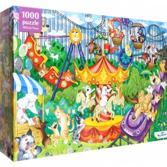 Пазл 1000 Парк аттракционов 09213