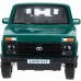 Модель LADA4X4-12-GN (72) LADA 4x4 длина 12 см, двери, багаж, инерц, зеленый Технопарк  в кор.