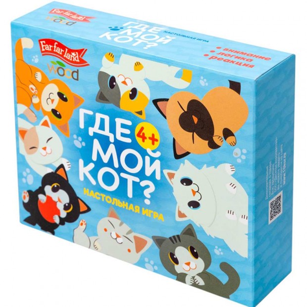 Дер. Игра Где мой кот? Far far land Wood 05681 Дер. Игра Где мой кот? Far far land Wood 05681