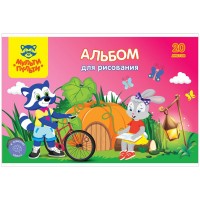 Альбом д/рис. 20 л. Мульти-пульти Для девочек с раскраской А20_33810