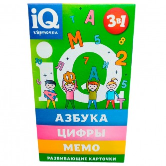 Игра IQ Карточки 3 в 1 2126V