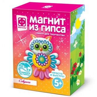 Набор ДТ Магнит из гипса Совушка 707222 Фантазёр.