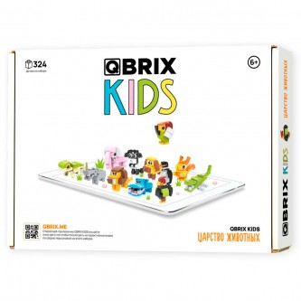 Констр-р QBRIX KIDS Царство животных