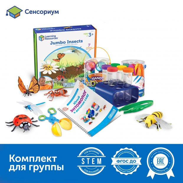 MS0043 Юный энтомолог в детском саду (комплект для группы)