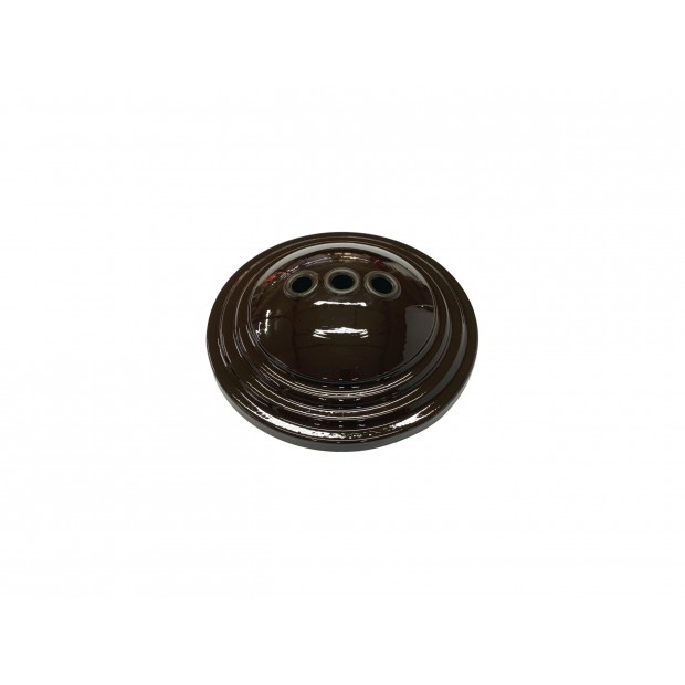 Основание для напольного пластикового флагштока на 3 штока коричневое