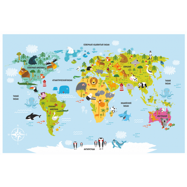 Игровое поле Карта мира (акс)