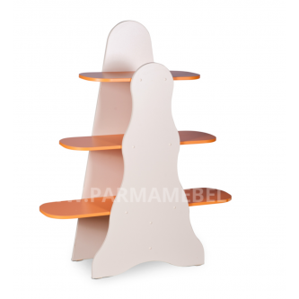 Стеллаж для игрушек и пособий ЁЛОЧКА Стеллаж для игрушек и пособий ЁЛОЧКА