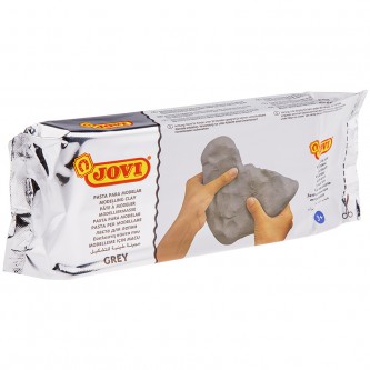 Паста для моделирования JOVI, отвердевающая, серый, 1кг, вакуумный пакет