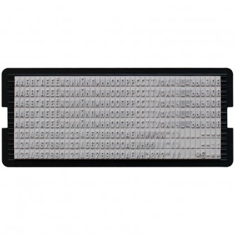 Касса букв, цифр и символов Trodat, 3мм, 328 символов