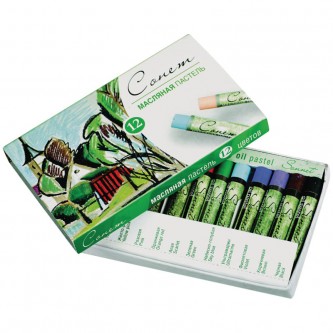 Пастель масляная Сонет, 12 цветов, картон. упаковка Пастель масляная Сонет, 12 цветов, картон. упаковка