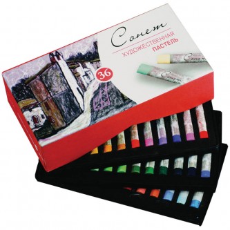 Пастель художественная Сонет, 36 цветов, картон. упаковка Пастель художественная Сонет, 36 цветов, картон. упаковка