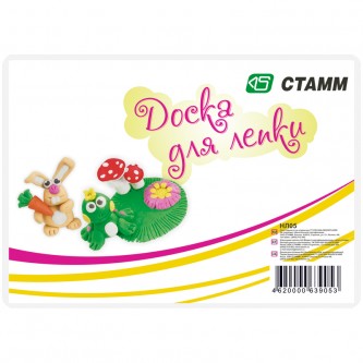 Доска для лепки Стамм, А4, пластик, белый Доска для лепки Стамм, А4, пластик, белый