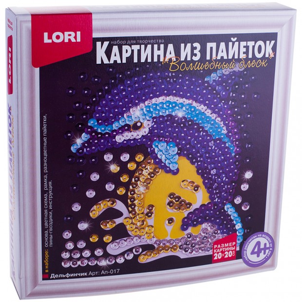 Аппликация-картина из пайеток Lori 