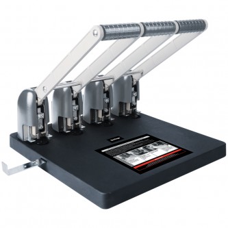 Дырокол мощный на четыре отверстия Berlingo 