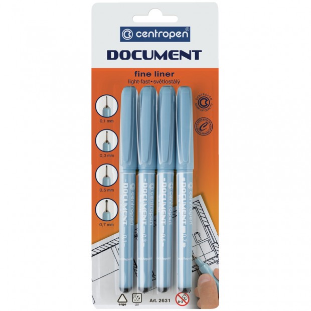 Набор капиллярных ручек Centropen 