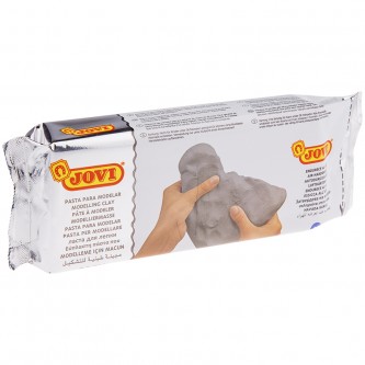 Паста для моделирования JOVI, отвердевающая, серый, 500г, вакуумный пакет