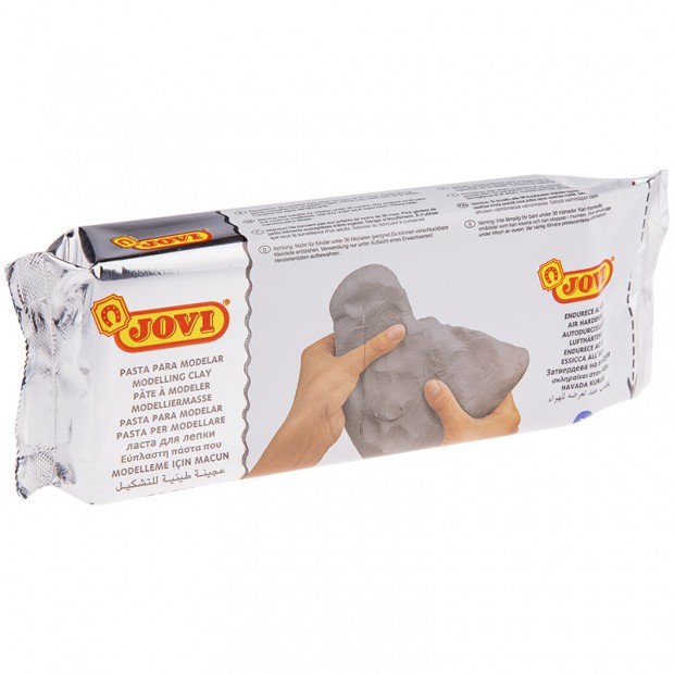 Паста для моделирования JOVI, отвердевающая, серый, 500г, вакуумный пакет Паста для моделирования JOVI, отвердевающая, серый, 500г, вакуумный пакет