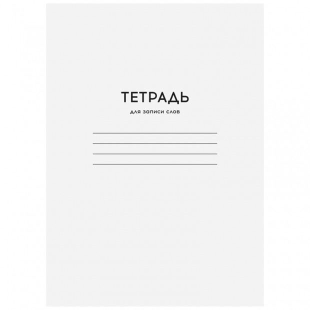 Тетрадь-словарик 24л., А6 для записи слов ArtSpace 