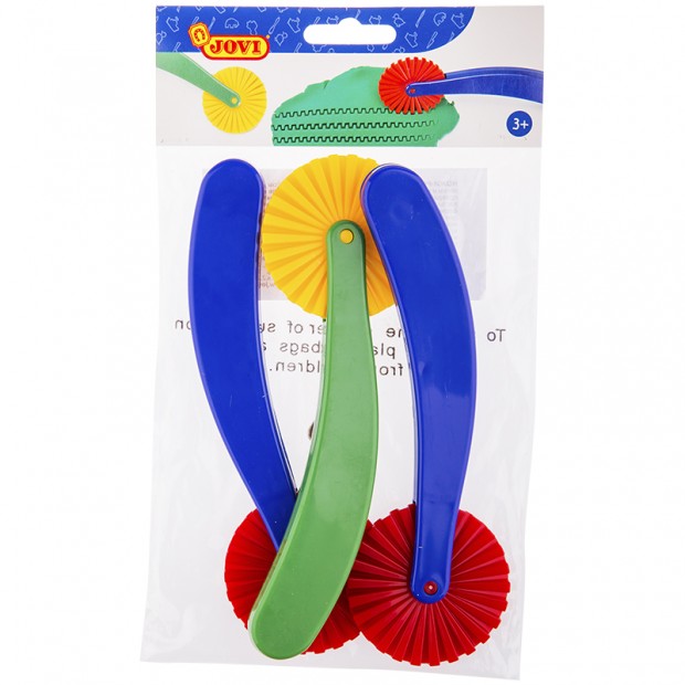 Ножи-роллеры для моделирования JOVI, 3шт., полипропилен, пакет, европодвес