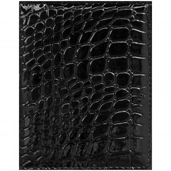 Бумажник водителя OfficeSpace иск. кожа, черный, крокодил Бумажник водителя OfficeSpace иск. кожа, черный, крокодил