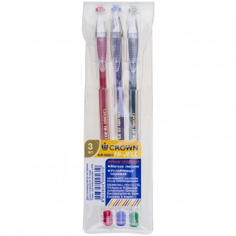 Набор гелевых ручек Crown 