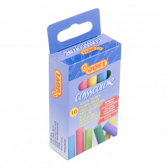 Мелки цветные JOVI, 10цв., круглые, картонная коробка, европодвес Мелки цветные JOVI, 10цв., круглые, картонная коробка, европодвес