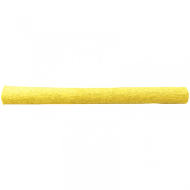 Бумага крепированная флористическая Werola, 50*250см, 128г/м2, растяж. 250%, светло-желтая, в рулоне Бумага крепированная флористическая Werola, 50*250см, 128г/м2, растяж. 250%, светло-желтая, в рулоне