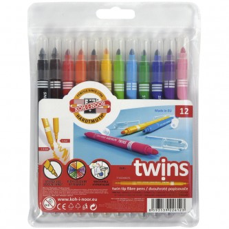 Фломастеры двусторонние Koh-I-Noor Фломастеры двусторонние Koh-I-Noor