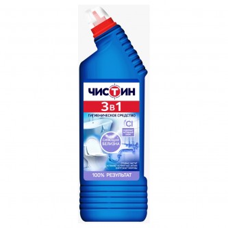 Чистящее средство санитарно-гигиеническое Чистин 3в1, активный хлор, 750мл