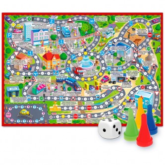 Игра-ходилка настольная ГЕОДОМ 