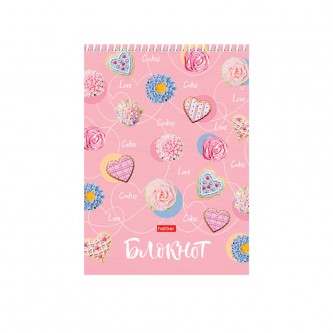 Блокнот А5 160л. на спирали Hatber 