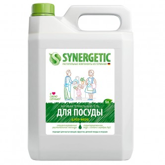 Средство для мытья посуды, фруктов, игрушек Synergetic 