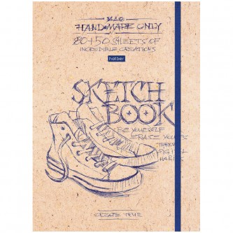 Скетчбук-блокнот 80-50л., А5 Hatber 