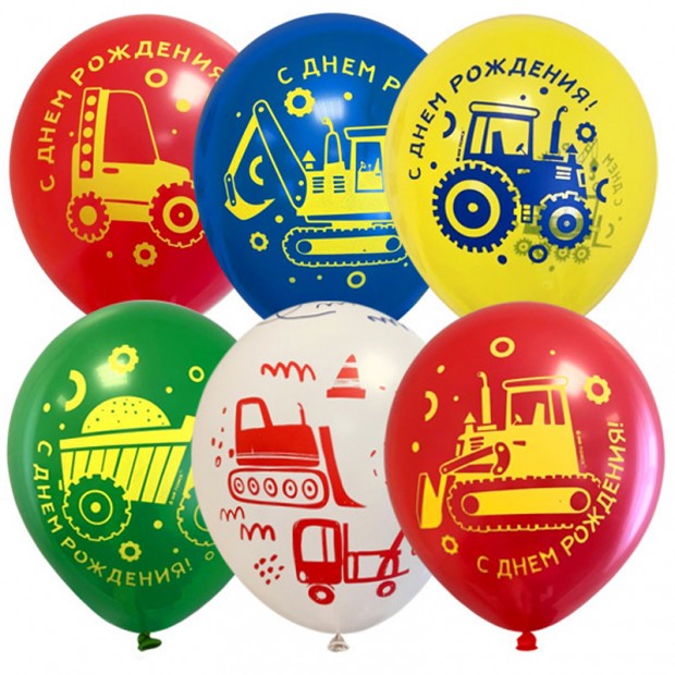 Воздушные шары,  25шт., М12/30см, ПатиБум 