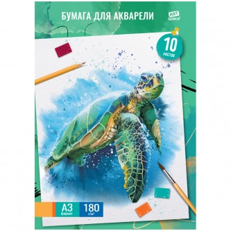 Папка для акварели, 10л., А3 ArtSpace Папка для акварели, 10л., А3 ArtSpace