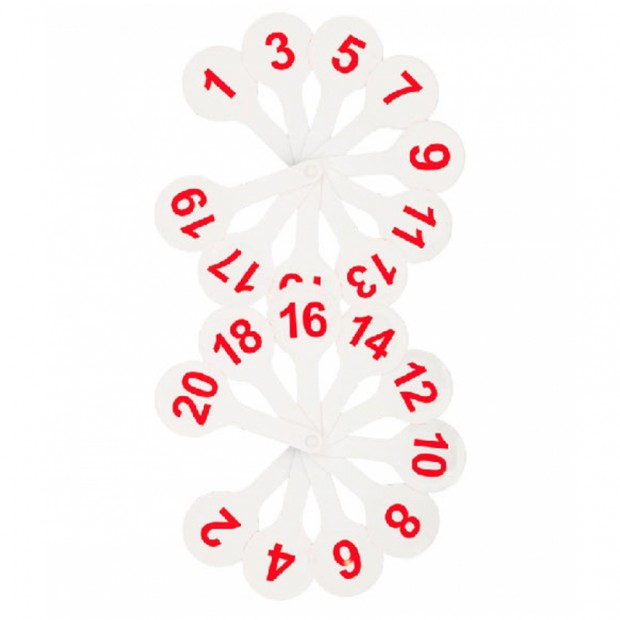 Веер-касса цифр от 1 до 20, СТАММ Веер-касса цифр от 1 до 20, СТАММ