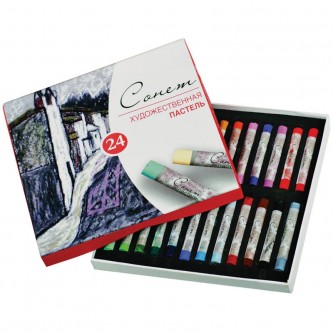Пастель художественная Сонет, 24 цвета, картон. упаковка Пастель художественная Сонет, 24 цвета, картон. упаковка