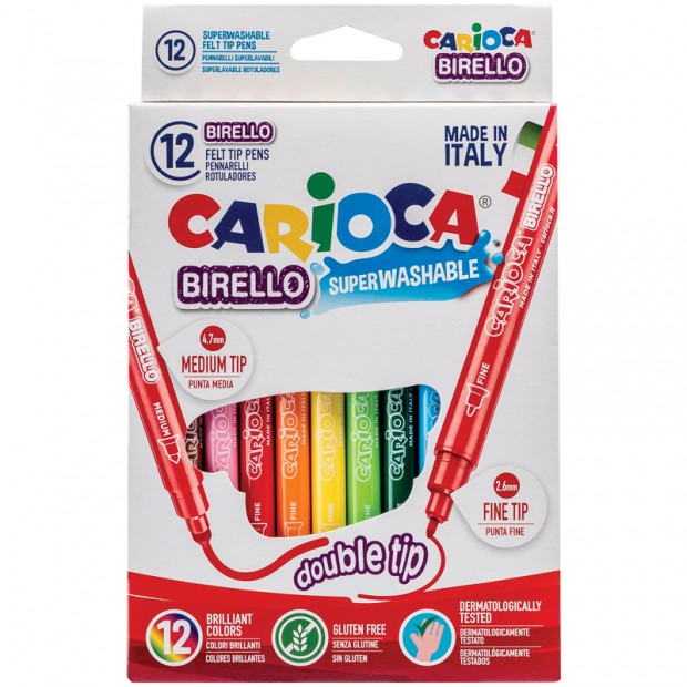 Фломастеры двусторонние Carioca Фломастеры двусторонние Carioca