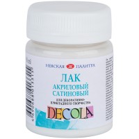 Лак акриловый Decola, сатиновый, 50мл Лак акриловый Decola, сатиновый, 50мл