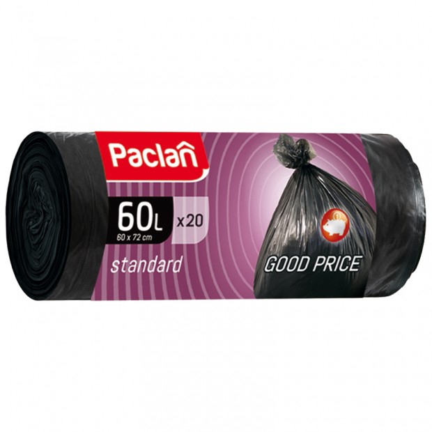 Мешки для мусора 60л Paclan Мешки для мусора 60л Paclan