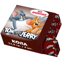 Жевательная конфета  Tom&Jerry, кола, 11,5г