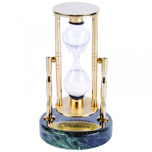 Часы песочные на 3 мин. Delucci, зеленый мрамор Часы песочные на 3 мин. Delucci, зеленый мрамор