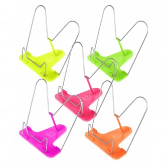 Подставка для книг СТАММ, неоновые цвета, ассорти Подставка для книг СТАММ, неоновые цвета, ассорти