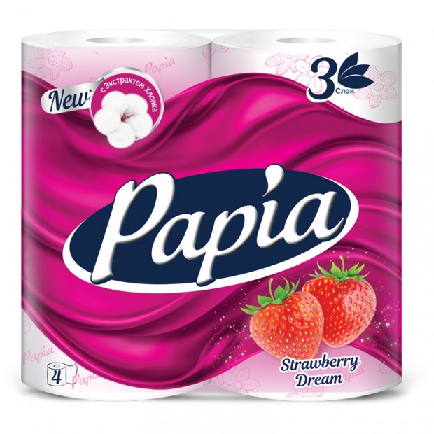 Бумага туалетная Papia 